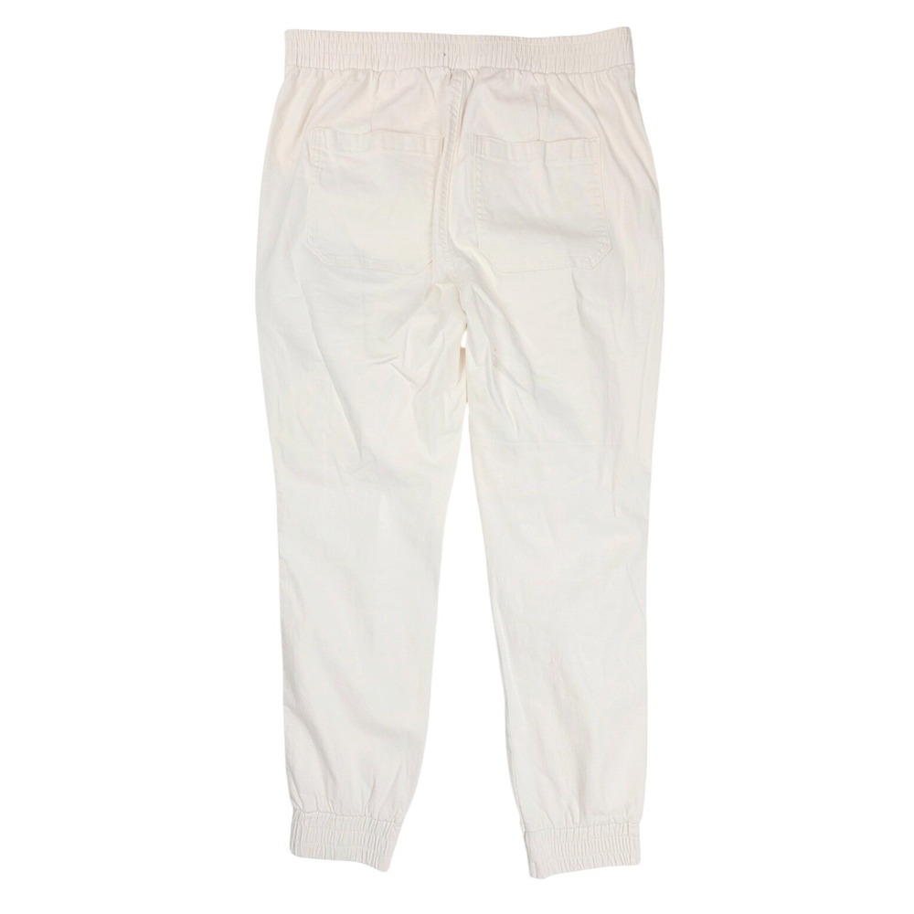 Sincerely Jules Stretch Ivory Chino Jogger Pants Women's Size Large 32x27 - Picture 2 of 4